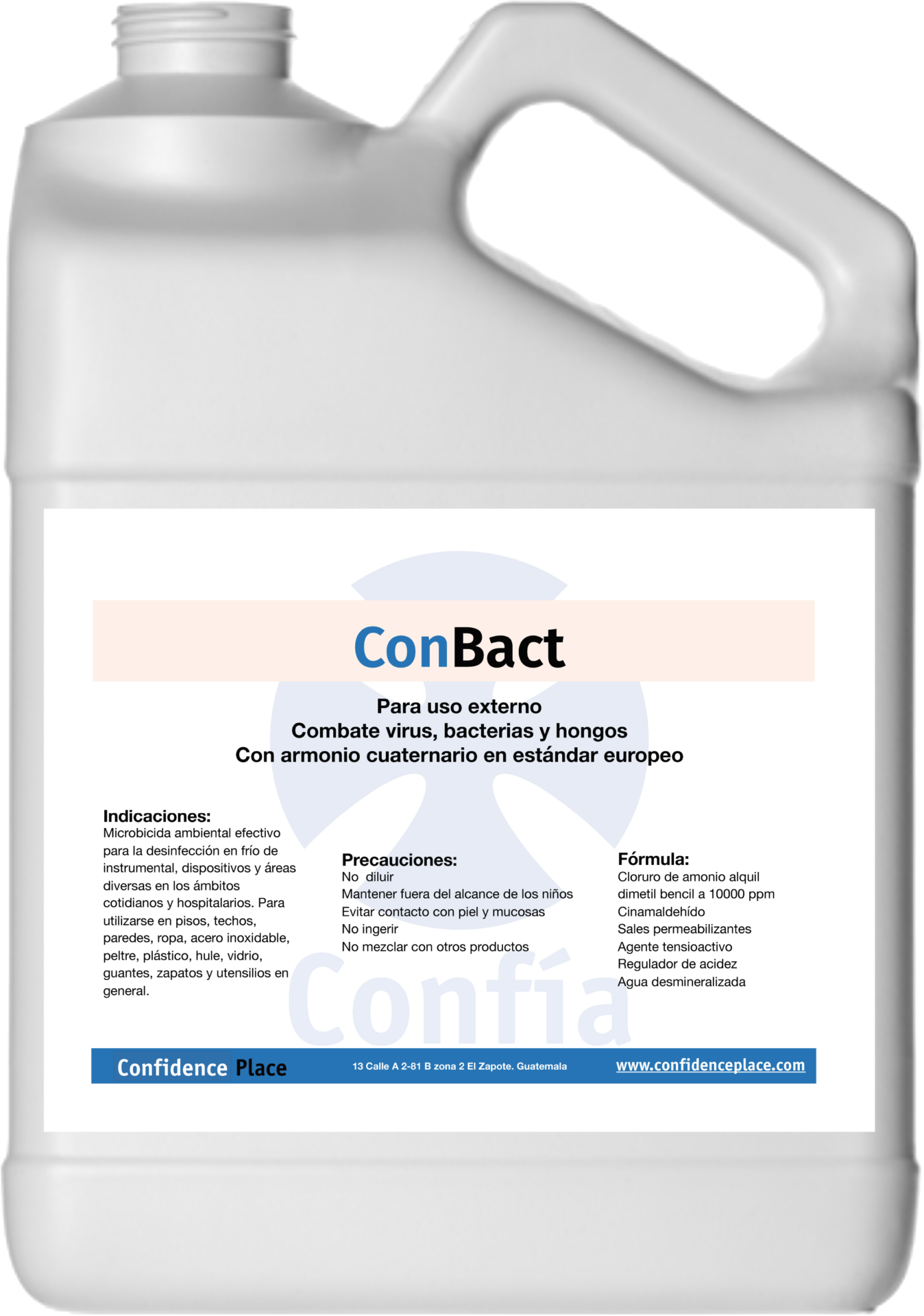 Galon ConBact - Etiqueta full